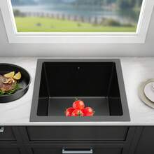 YUNRUX Kitchen Sinks - Black - View 10