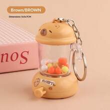 1pc Juicer Keychain - Realistic Manual Press Cartoon Juicer Gashapon Machine Small Gift, Gift For Friends, Holiday Gift, Birthday Gift, Collection Gift, Gift - Multicolor - View 6