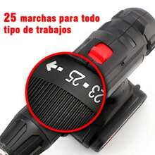 Destornillador Inalambrico Taladro Atornillador Inalámbrico - Negro - Ver 5