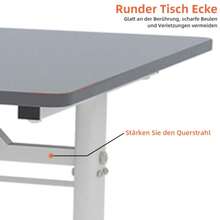 Adjustable Study Desk For Children And Adults: Height Adjustable, Multi-Purpose, For Home Or Office, Compact Design. - 灰色 - 查看 9