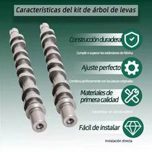 Kit, Árbol Levas, Nissan Platina, 1.6, Admision Y Escape - CD2 - Ver 5