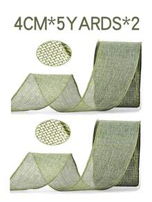 Fita de linho de 20/5 jardas com borda de arame - Material de poliéster, adequada para embrulhos de presentes, laços, guirlandas e decorações de árvores de Natal - Disponível em vários tamanhos e cores. Ideal para presentes femininos, presentes para o Dia das Mães, flores, estames, projetos de artesanato, decoração de ambientes, decoração de quartos, plantas, decoração de casamentos, etc. - Multicolorido - Ver 24