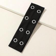 1Pc Women's Sports Headband Women's Sweat-Absorbing Running Headband Going Out Hair Scarf - 1 Piece Of Black - View 7