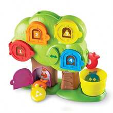 ASDF-Learning Resources Hide and Seek Learning Treehouse Juegos de Letras - Multicolor - Ver 1