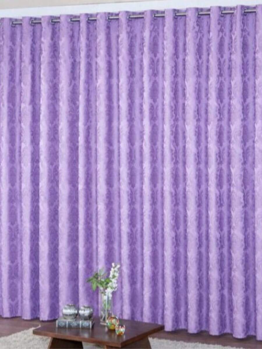 High-End Jacquard Curtain - 紫丁香 - 查看 1
