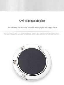 1 pieza Gancho colgante de metal. Gancho portátil para el borde del escritorio, adecuado para colgar bolsos, mochilas, bolsas de compras, bolsas de regalo y bolsas de basura. Aplicable para oficina, cafetería, restaurante y aula. También se puede usar como un pequeño regalo para el aula o la fiesta. - Multicolor - Ver 8