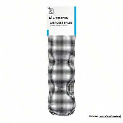 Sports 3 Pack NOCSAE Lacrosse Balls White