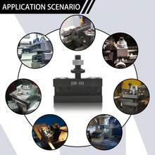 1 Pcs AXA Tool Post 250-101 Wedge Type Quick Change Tool Post Lathe Swing - Black - View 6