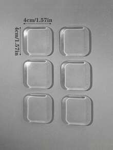 Door Stop Wall Protection Pad, 6-Piece Set. Silicone Door Handle Wall Protection Pad With Strong Self-Adhesive Backing. Upgraded And Thicker, Reusable Door Stops – Ideal Wall Protection Pads And Noise-Reducing Pads. Perfect Gift For Birthdays And Graduations. Transparent Waterproof Sticker. Wall Protection Pad, Suitable For Doors, Cabinets, Refrigerators. - Multicolor - View 5