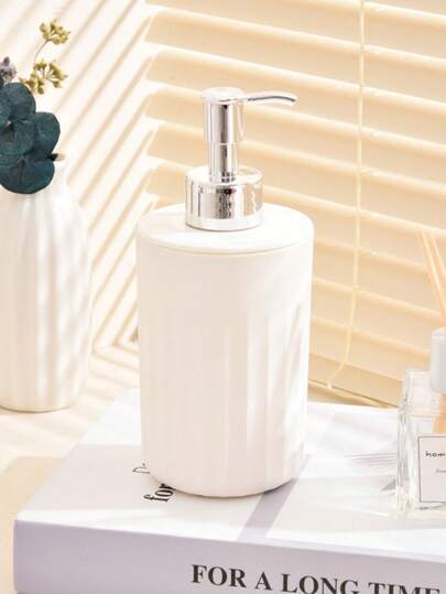 Dispensador de jabón líquido recargable de lujo con diseño de acrílico, perfecto para la decoración del baño y la cocina