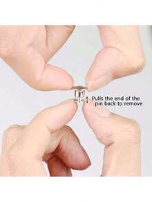 Estilo30 piezas de metal con cierre de cierre con caja de almacenamientoVersión mejorada - Oro rosa - Ver 10