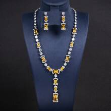 3pcs/Set Silver/Gold Jewelry Set, Women Jewelry Set, Accessories, Accessory Set, Diamond Necklace, Pendant, Jewelry, Necklace, Earrings, Jewelry Set, Women Jewelry, Wedding, Wedding Accessories, Y2K, Suitable For Women/Bride/Bridesmaid/Holiday/Party/Wedding/Banquet Wear, Gift - Jewelry Set - View 14