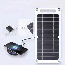 35W Portable Solar Charger Dual USB with Smart Charge Tech Solar Panel for Power Bank,Camping,RV,Emergency&Outdoor Travel - SEP-SP10 - Ver 4