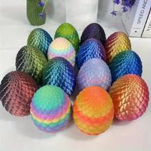 5pcs 3D Printed Dragon Egg Set With Chinese Dragons Inside - Vibrant Multicolor Eggshells, Perfect For Home Decor, Party Gatherings, 3d Printed Fidget Toys,Miniature Things,Valentines Gifts,Party Favors,Party Supplies Gifts,Easter Egg Gifts - 1 Set (5 Pieces) - View 2