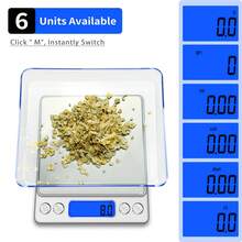 High Precision Digital Kitchen Scale - Grams And Ounces, Essential For Cooking, Baking, And Meal Preparation, Suitable For Apartments And Dormitories, Back-To-School Essential (Battery Included) - M(3000克/0.1克) - 查看 12