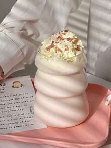 1个,550毫升,美观的三层树形波纹玻璃杯,硼硅酸盐玻璃材质,耐热,适用于冰咖啡、抹茶拿铁、冰沙、奶昔等饮品,可作饮具、玻璃咖啡杯、杯子、杯子、女士礼物、情人节礼物、新年礼物、派对装饰、浪漫婚礼礼物、生日礼物、周年纪念礼物、家居办公礼物、餐具、礼物、咖啡、优雅玻璃器皿、装饰品、杯子、咖啡杯、杯子、女士礼物、情人节礼物、玻璃、咖啡、礼物 - 彩色 - 查看 5