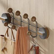 3个装吸盘式水槽支架，浴室洗手盆挂钩，厨房卫生间收纳架，木纹免打孔置物架 - 彩色 - 查看 9