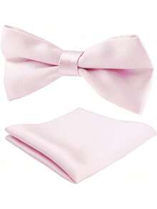 EstiloMANSPHIL Cuadrados De Bolsillo 100% Seda Para Hombres, PañUelo De Traje SóLido Para Baile De GraduacióN, Paquete De Regalo, 11 X 11 PulgadasVersióN Mejorada - Forma cuadrada, con bolsillo de acero inoxidable y pajarita. - Ver 13