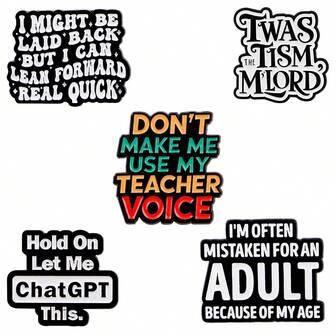 5 st/set söta emaljnålar kavajnålar märken på ryggsäck dambrosch zinklegering kläder present smycken modeaccessoarer