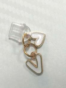 26pcs Heart-Shaped Dust Plug, Dust Plug Decoration, Heart Phone Dust Cover, English Alphabet Heart Hanging Dust-Proof Phone Charging Port Accessories, Gift For Friends, Christmas Gift Gifts For Mother, Family, Friends, Birthday, Holiday Phone Accessories Phone Charm - White Type-c - View 18