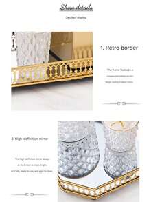 这款高端金属玻璃水果碗适用于酒店、家居、餐厅、俱乐部等场所。它是馈赠女性和母亲的绝佳礼物，也是乔迁新居的理想之选。它还可以作为餐桌上的精美装饰品。 - 彩色 - 查看 3