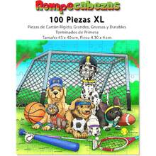 Rompecabezas 100 Piezas XXL | Piezas Extra Grandes, Gruesas y Durables | Diseñado para Uso Infantil (Perros Deportistas),37563162 - Rojo violeta - Ver 6