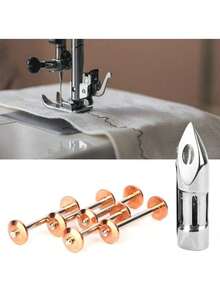 EstiloKit De Caja De Bobina De Lanzadera, Caja De Bobina De Lanzadera Multifuncional 83505 Y 5 Bobinas De Lanzadera 8228 Para Costura De Pedal Singer 27 28 127 128VersióN Mejorada - 1 - Ver 4