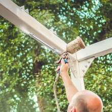 3Pcs Airless Paint Sprayer Extension Rod 8" 12" 19" Extension Spray Gun Paint - Silver - View 5