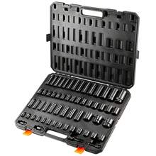 Sockets - 1 Cr-mo 59 Stück 1/2", 3/8" SAE Und Metrisch Tief & Standard - View 8