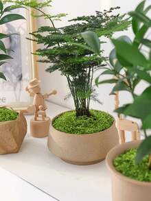 1pc 20g/50g/100g/200g/500g Artificial Moss, Suitable For Home Decor, Fake Moss Micro Landscape Arrangement, Lawn, Potted Plants - Green - View 8