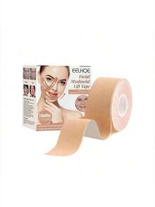 1pc Face Care Bandage - Breathable Design, Shapes V-Line Chin, Gentle Skin Care - Multicolor - View 9