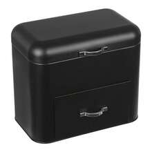 Retro Large Bread Box, Storage Counter Oraganizer, Drawer Bread Box - Default - View 10