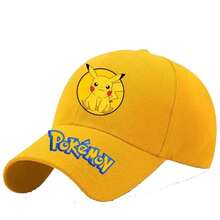 Gorra de béisbol con estampado de Pikachu, sombrero ajustable, diseño lindo de Charizard y Meowth, accesorio de moda como regalo - Multicolor - Ver 3