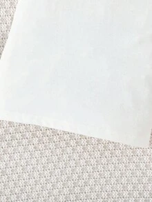 2pcs/Set Toddler Girls' Fashion Fishnet Cropped Hollow Top & Letter Print Snug Fit Slip Dress Set, Summer - Pink - View 10