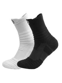 加厚缓冲篮球运动袜，吸湿排汗，抗起球