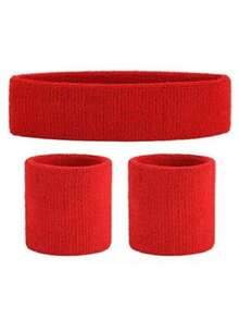 1 set de Bandeaux de sport absorbants, bandeaux de yoga élastiques, bandeaux anti-transpiration, unisexe, convenant pour le tennis, le basket-ball, la course, le fitness, la gym, le yoga, le pilates à domicile, les sports de plein air, le football, les accessoires de yoga et de fitness à domicile, l'équipement de protection sportive, les essentiels de yoga