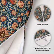 Sage Green Boho Throw Pillow Covers 18 X 18 Inch Pack Of 2, Bohemian Pattern Decorative Pillow Cases Vintage Outdoor Linen Farmhouse Cushion Covers Bedroom Home Sofa Decor, Decor - Sage Green Blue Boho - View 7