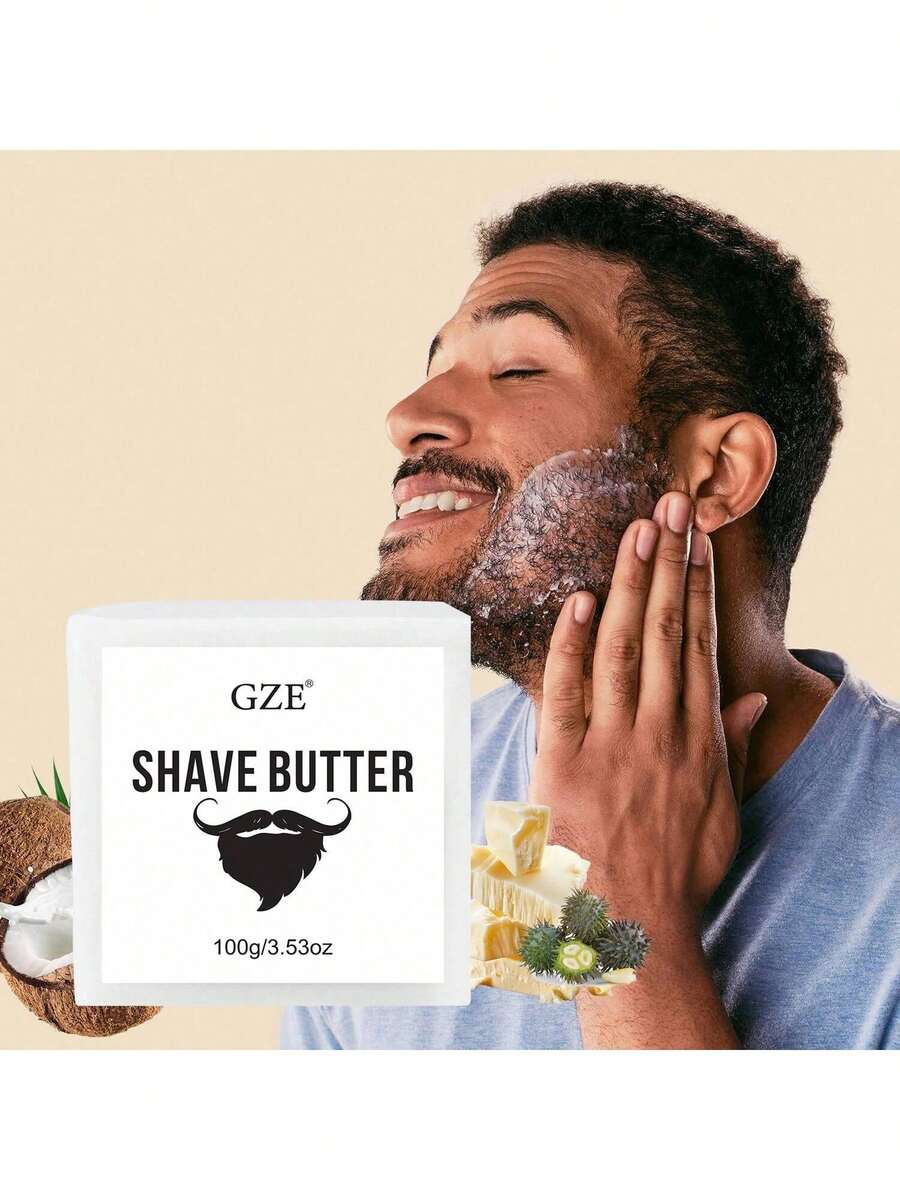 GZE 柔滑剃须皂 | 女士剃须膏及剃须皂 | 保湿男士剃须皂 | 敏感肌肤适用，无硫酸盐和对羟基苯甲酸酯