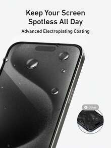 Yezodawee 防震钢化玻璃膜 5 片装，全屏覆盖，高透光率，兼容 17 Pro Max/17 Air/16e/16 Plus/16 Pro Max/15 Pro Max/14 Pro Max/13 Mini/12/11 Pro Max/X/XR/XS Max，防指纹，高清透明，9H 硬度，防震，完美贴合，兼容手机壳，春季礼物 - 無色 - 查看 6