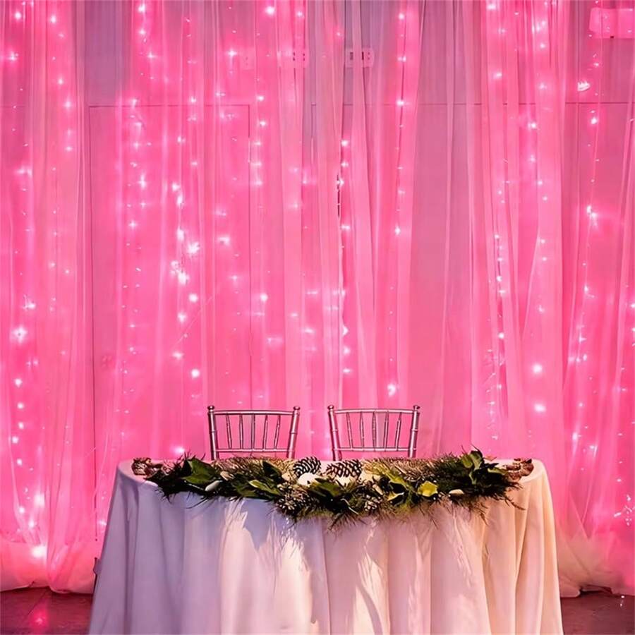 USB供电遥控串灯，营造梦幻氛围，适用于派对、婚礼、卧室、开斋节、圣诞节、情人节、母亲节、室内装饰