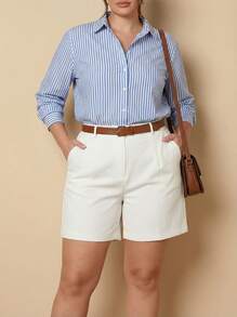 Whisplicity 加夏季白色短裤返校老师