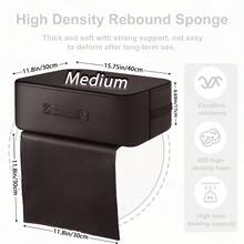 1 st. klippmatta i minnesskum, salongsdyna, sittdyna i barbershop, avtagbart och tvättbart överdrag, sidohandtag