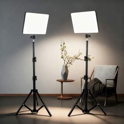 63-Inch Adjustable Tripod Stand, 10-Inch USB Powered LED Selfie & Video Conference Lighting, Color Temperature 3000K-6500K Adjustable, Suitable For Photography Lighting, Recording, Live Streaming, Makeup, Vlogging, Etc.