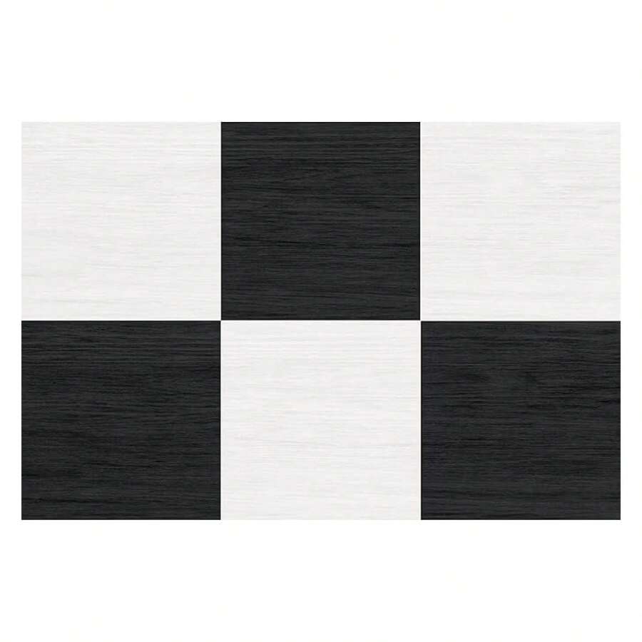 FloorPops X Chris Loves Julia 12-In By 12-In Lawrence Black Peel And Stick Floor Tiles, FP5059 - 多色301 - 查看 1