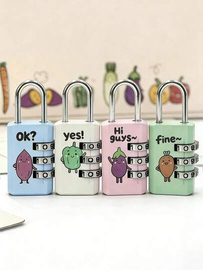 1ชิ้น ลวดสลิงเหล็ก ชุดล็อคแบบรหัส 3 หลัก, ล็อครหัสกระเป๋าเดินทาง, ล็อคสายเคเบิลเหล็ก, มินิล็อครหัส, ล็อครหัสแบบตัวเลข, ล็อครหัสโลหะกระเป๋าเดินทาง, มินิล็อคป้องกันการโจรกรรม ฮาร์ดแวร์ลิ้นชัก