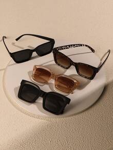 Set de 4 gafas de estilo bohemio con marcos surtidos para mujeres, gafas de moda con para uso diario, verano, playa, viajes y fiestas - Multicolor - Ver 2