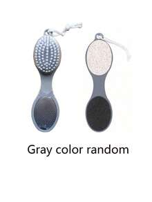 1-Pack Multi-Functional Foot And Heel Cleaning And Exfoliation Tool, Includes Foot Brush, Pumice Stone, Foot Grater, And Emery Paper For At-Home Foot Care, Exfoliation And Pedicure Treatment. - Multicolor - View 8