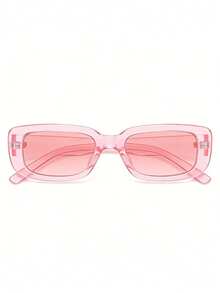 一副甜美少女眼镜，适合日常佩戴 - 粉色 - 查看 5