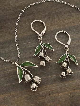 Conjunto de joyería bohemia vintage elegante con collar colgante de flor y aretes, diseño grande y hueco de girasol de moda, sin chapado, accesorio versátil para uso diario y como regalo para mujeres