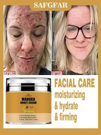 Crema de miel, una crema/mantequilla corporal suavizante e hidratante que se puede usar para el cuidado del Body y el rostro, proporcionando hidratación en todo el Body.